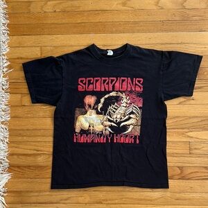 Scorpions: Humanity hour 1 Tour 2007 Anvil Black Large Graphic Tee